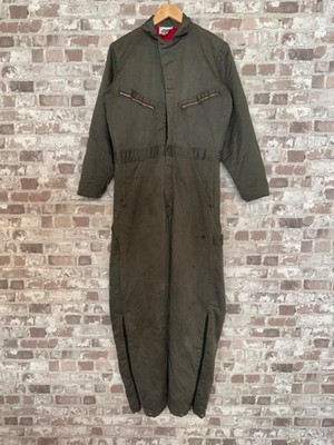Dickies schwerer gefütterter Baumwoll Overall Herren M oliv mos grün Overall