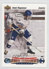 1991-92 Upper Deck World Junior Tournament French Sami Kapanen #674 0a1