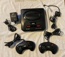 Sega Mega Drive II 16-Bit Console & 2 Controllers and Power Adapter, RF Unit. #2