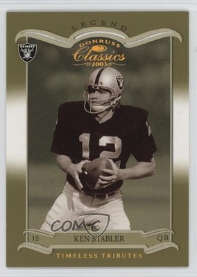 2003 Donruss Classics Legend Timeless Tributes 24/150 Ken Stabler #134 HOF 7xr