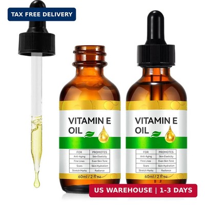 Liefiet Vitamin E Oil, Pure Vitamin E Oil for Skin, Scars, Nails and Scalp, Face