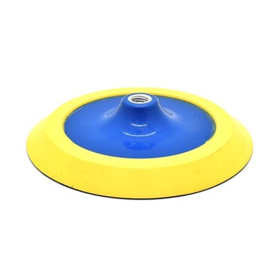 Superior 8" Hook & Loop Polishing Pad - 5/8"-11 Thread, Medium Grit (RSP63) For Buffers & Polishers