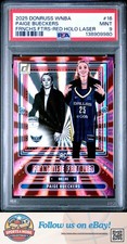 2025 Donruss WNBA Paige Bueckers Franchise Features Red Holo Laser PSA 9 15/25