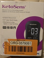 Système de surveillance de la cétone sanguine KetoSens compteur neuf avec bandes lofbook de Lance