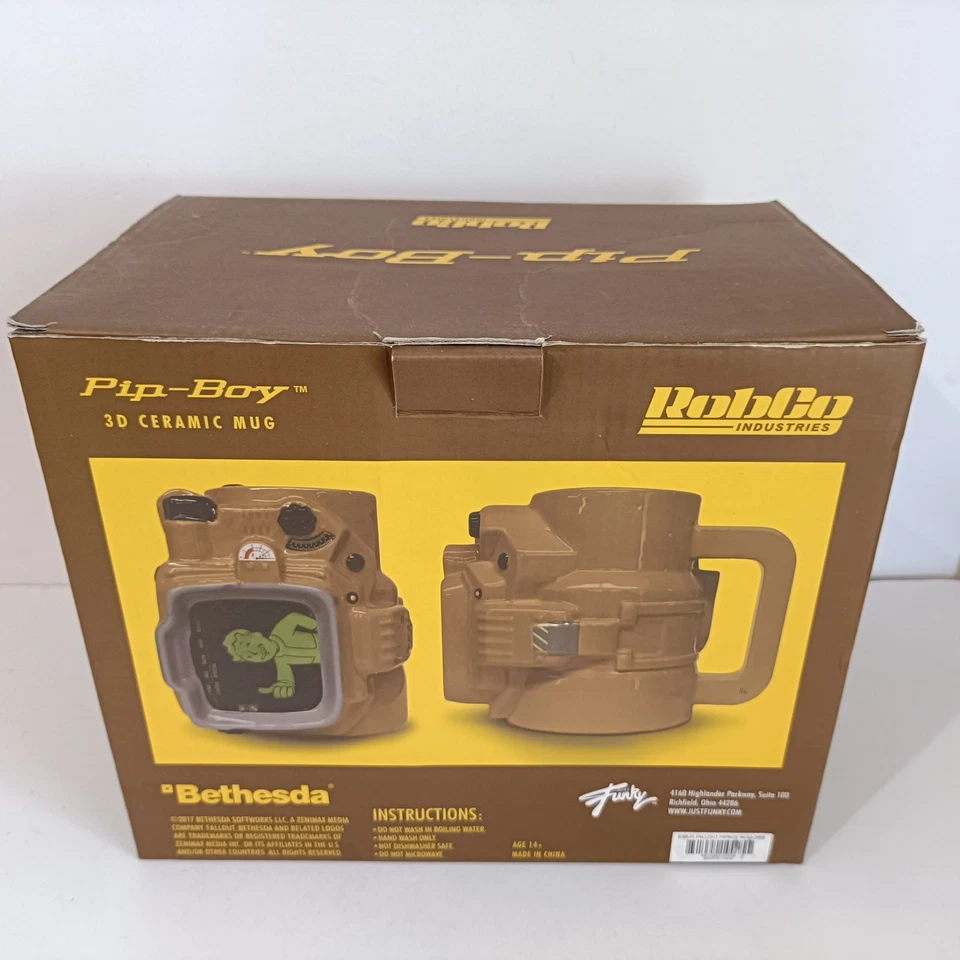 Fallout Pip Boy Ceramic Mug - NEW - 2017 Fallout 4 Discontinued - Image 4 of 4