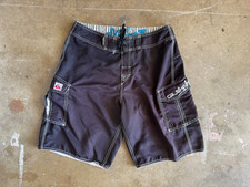 90s - 00s VINTAGE MEN'S QUIKSILVER BOARD SHORTS SURF TRUNKS SZ 32 KELLY SLATER