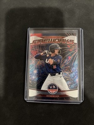 Panini 2026 Stars & Stripes Fireworks Prizm Jacob Wilson #8