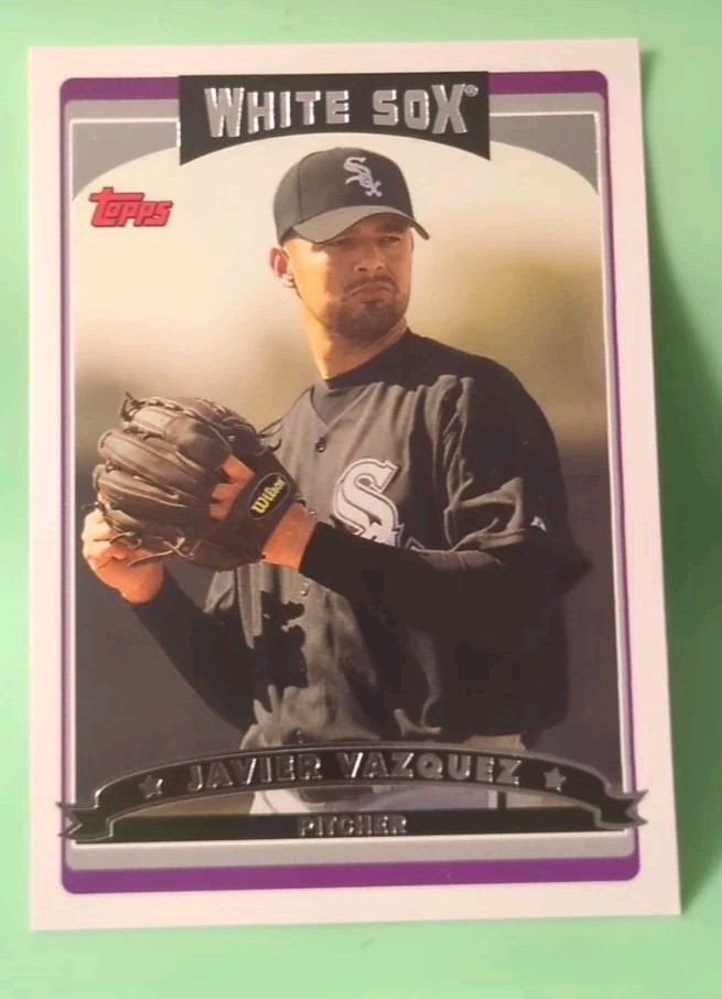 2006 Topps - Javier Vazquez #579 - Chicago White Sox | eBay