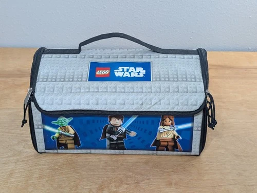2013 Lego Star Wars Battle Bridge Zipper Bin Storage & Carry Toy Case & Play Mat