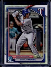 2024 Bowman Draft #BDC-169 Braylin Morel Chrome Refractor Texas Rangers