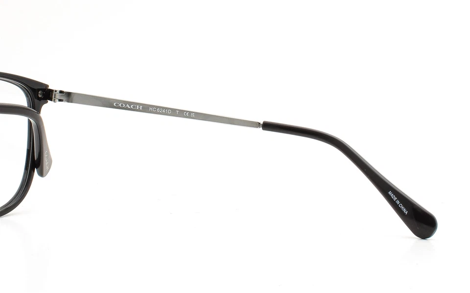 Gafas Coach HC 6241D 5002 pulidas negras sobre plateadas 54 mm con estuche Foto 4 de 4