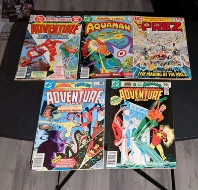 1970s Vintage Lot of 5 DC Superhero Comic Books Readers B71