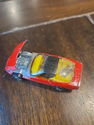 Hot Wheels The Hot Ones 80s Corvette GHO Opening Hood Rare Yellow Interior
