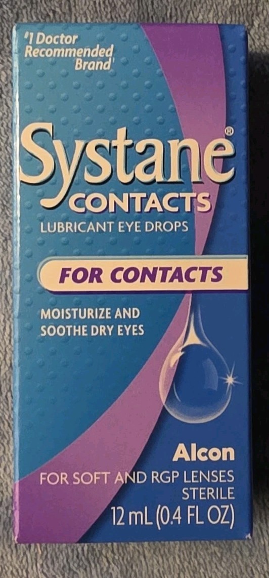 Systane Contacts Drops 12mL Expiration 04/2027