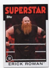 ERICK ROWAN 2016 Topps Heritage WWE Base #14 Professional Wrestling Trading Card