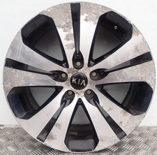 KIA SPORTAGE 18" BLACK DIAMOND CUT ALLOY WHEEL RIM 7JX18 52910-3U350 (R5-B)