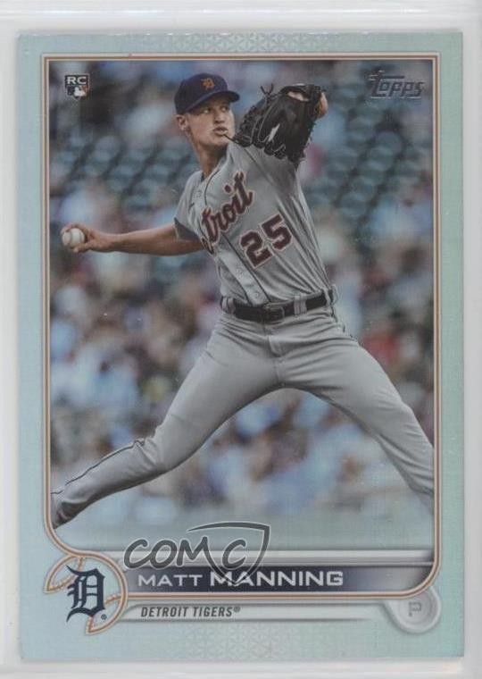 2022 Topps Series 1 Rainbow Foil Matt Manning #31 7iu