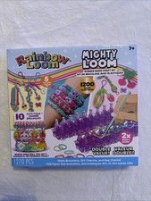 NEW RAINBOW LOOM MIGHTY Rubber Bands Looms Charms DIY BRACELET Jewelry Kit