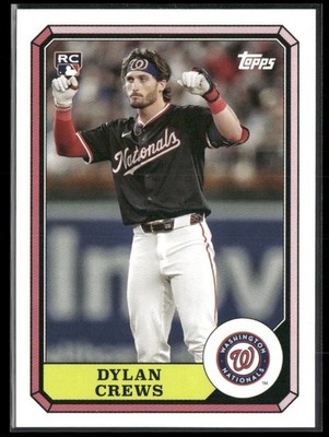 2025 Topps Archives #87BB-4 Dylan Crews 1987 Topps Boardwalk and Baseball