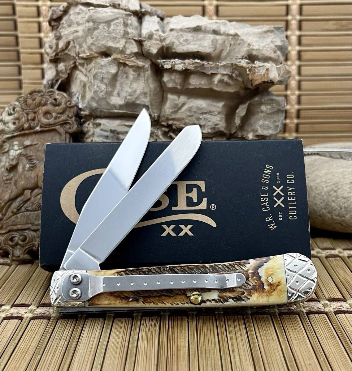 Case Stag Trapper Knife Indiana Collectible Modern Factory