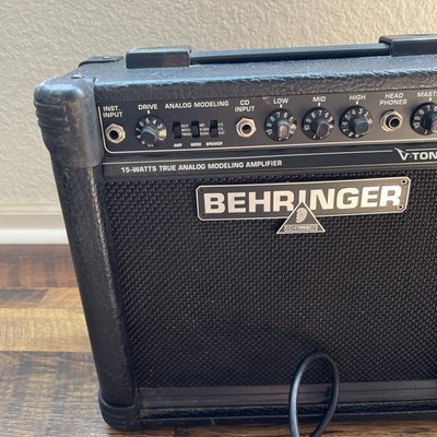 Behringer V-Tone GM108 Guitar Amplifier 15W True Analog Modeling Amp Used