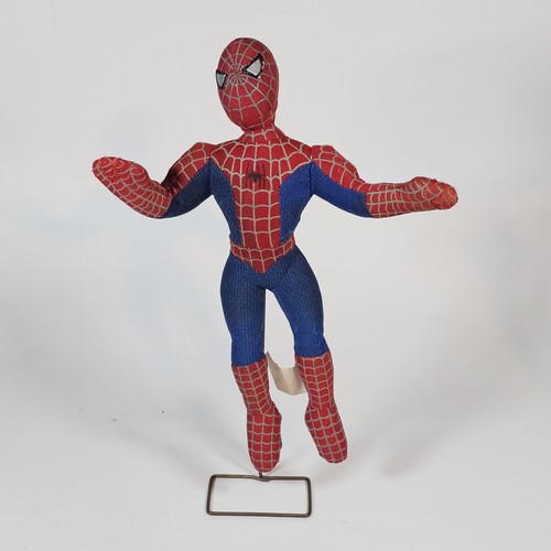 Vintage 2002 Marvel Spider-Man Movie Plush Stuffed Figure Toy Red Blue 9"