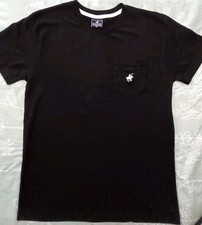 Pacific Polo Club NWT Medium Black Short Sleeve Men Shirt  011