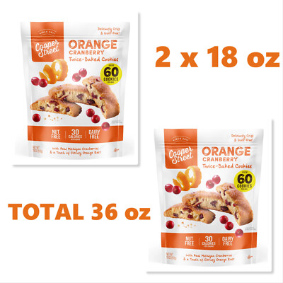 2 x Cooper Street Orange Cranberry Cookies ( 18 oz.)