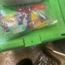 20 Key Cabinet With lots Of Key Fobs 