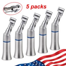 5 PCS NSK Style Dental Slow Low Speed Contra Angle Handpiece E-type Latch Attach