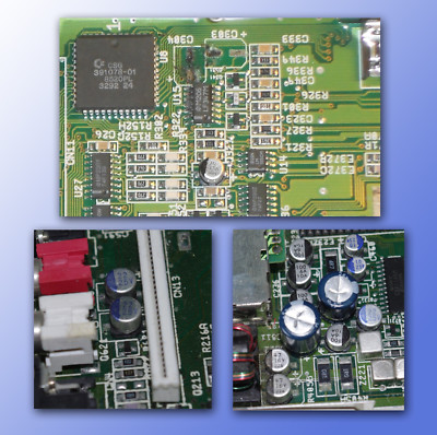 AMIGA CD32 Recap Service - SMD Elko wechsel gegen Keramik Kondensatoren