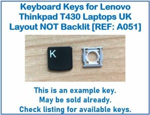 Tastatur Ersatz Tasten für Lenovo ThinkPad T430 Laptops UK Layout NICHT Hintergrundbeleuchtung