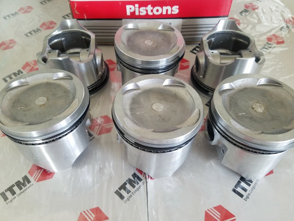 Juego de 6 pistones y anillos estándar Toyota Supra 3.0 litros turbo 1987-1992 Foto 3 de 3