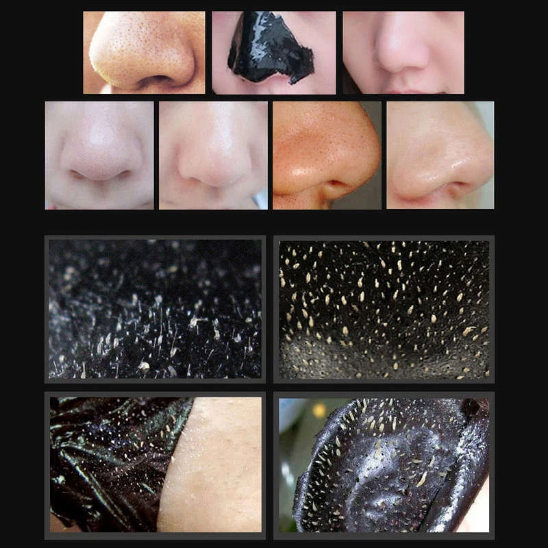 2 ST Schwarze Maske Aktivkohle Remover Deep Cleansing Gesichtspflege 50ml - Bild 4 von 4