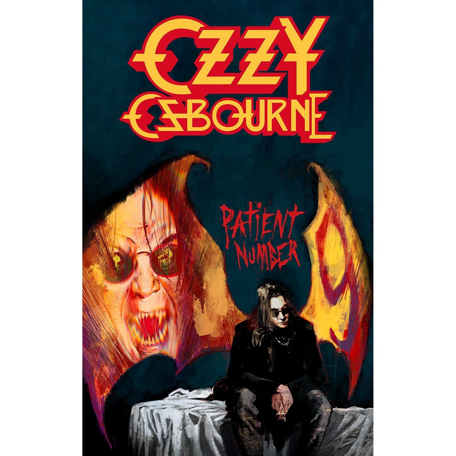 Ozzy Osbourne - Patient No.9 Official Licensed Textile Poster Flag New