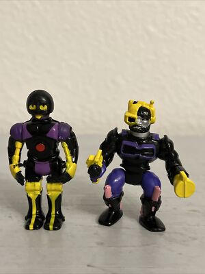 Z-BOTS SERIES 1 COP BOTS VINTAGE  (1992)& (1993)  2.5  ACTION FIGURE TOYS