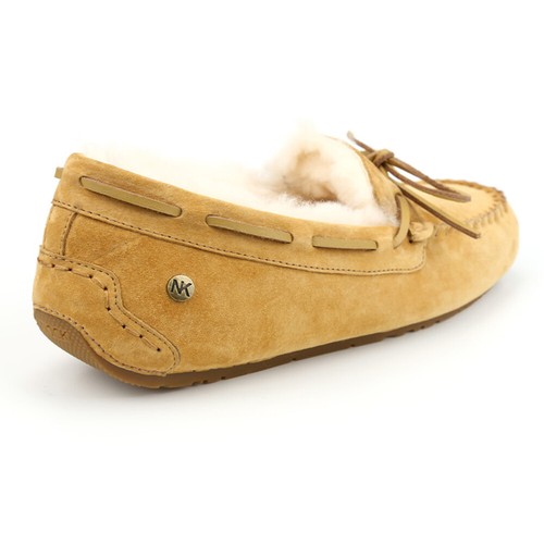 Womens UGG Moccasin Slippers Australian Sheepskin Wool Girls Loafers - Picture 3 of 11