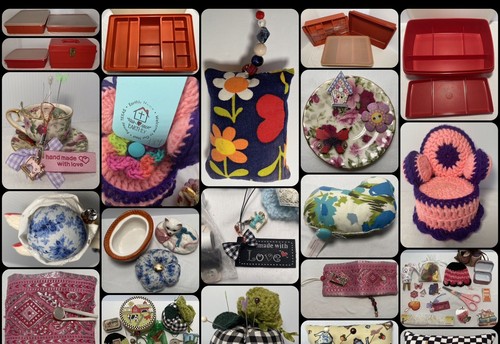 Sewing Pin Cushion Needle Book Notions Quilt Shop Buttons 74 - Picture 20 of 23