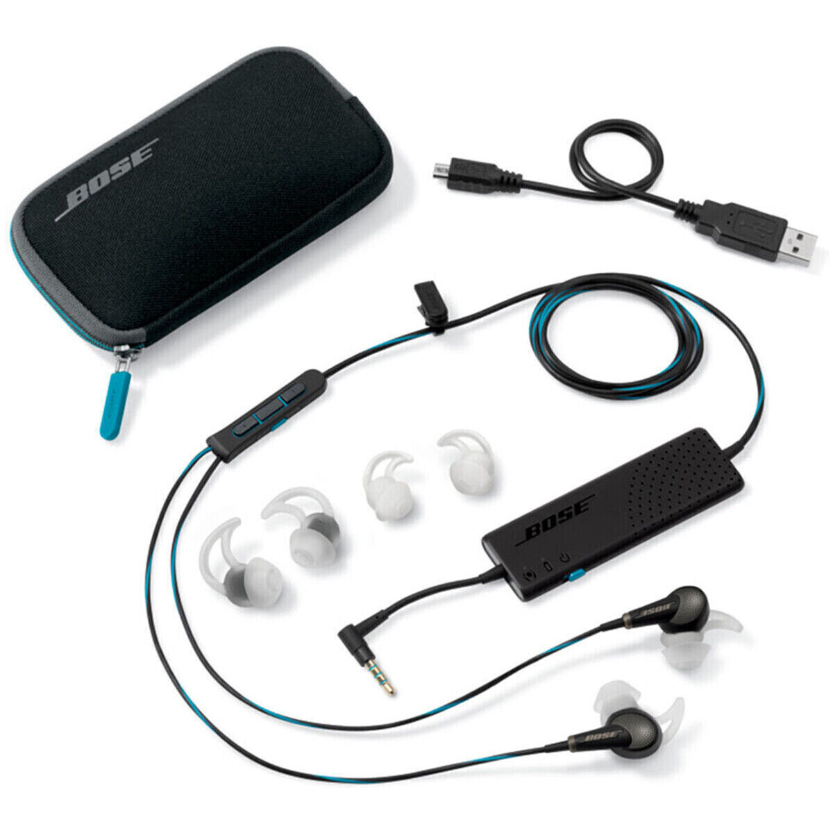 Bose QuietComfort 20 Noise Cancelling Headpone Bose QC20 Earbuds For  iOS/Android