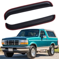 In-Channel Window Vent Visors Rain Guards for 1980-1996 Ford F-150/F-250/F-350