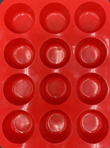 Muffin Cupcake Baking Pan Silicone Non Stick Dishwasher Microwave Safe 12 Cup