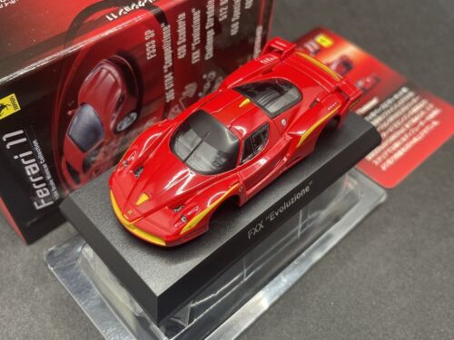 1/64 Kyosho Ferrari Collection 11 FXX Evoluzione Modellino auto pressofusa rosso 77D2 - Foto 1 di 5