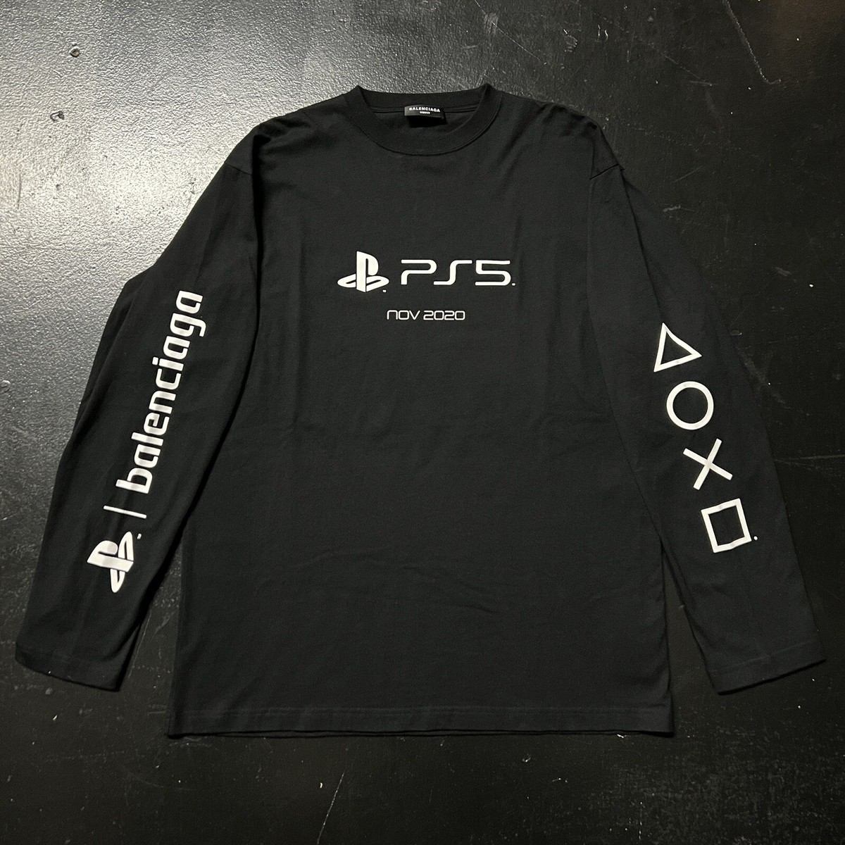 Balenciaga x PlayStation PS5 Long-Sleeve Shirt Men's Size XS Balenciaga x PlayStation PS5 Long-Sleeve Shirt Men's Size XS