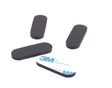 Rubber Oval Feet for Sega Genesis Model 2 w 3M Backing  Complete Set of 4 Feet