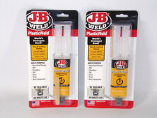 J-B Weld PlasticWeld Quick-Setting Epoxy 25mL, Translucent Yellow, 50132 Qty 2 