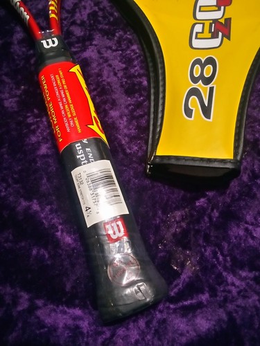 Neu! Wilson Oversize Court Zone Stretch 28 Tennisschläger & Cover 4 1/4" Grip - Bild 2 von 14