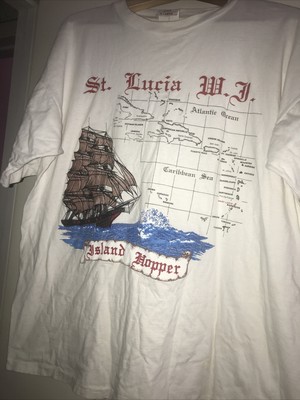 St Lucia text T-Shirt St Lucia text T-Shirt