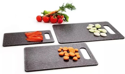 3 Piece Chopping Board Set Large Kitchen Food Fruit Cutting Worktop Protector UK - Picture 11 of 14