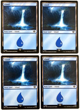MTG 4X Island The Lord of the Rings: Tales of Middle-earth 0265 Basic Land, NM!
