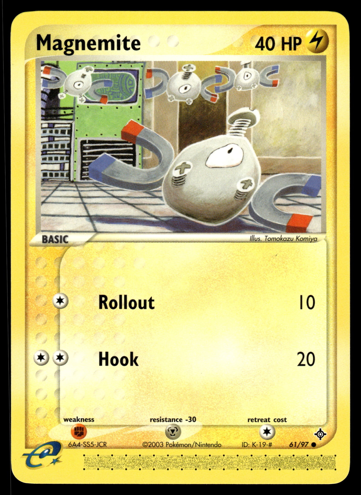 Magnemite #61/97 Dragon Pokemon Near Mint or Better